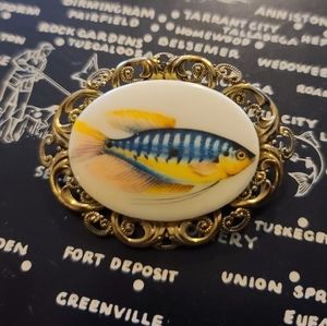 Vintage Fish Brooch